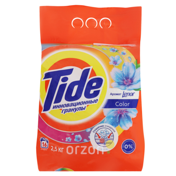 Стиральный порошок "Tide" АВТ Color аромат Lenor 2.5 кг
