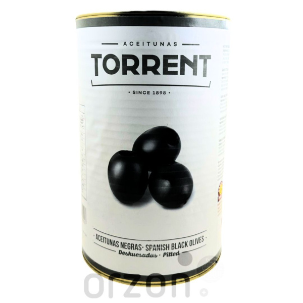 Маслины "Torrent" маринованные без косточки ж/б 3150 (1450) гр