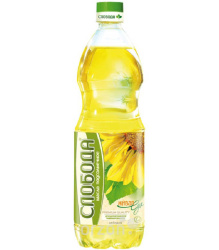 Масло подсолнечное "Слобода" 1 л