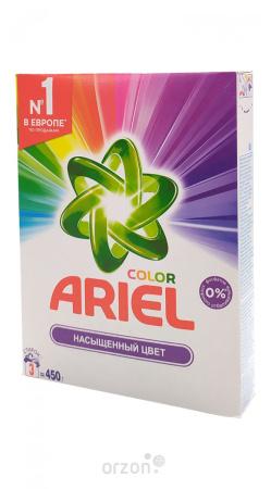Стиральный порошок "Ariel" АВТ Color 450 гр от интернет магазина orzon