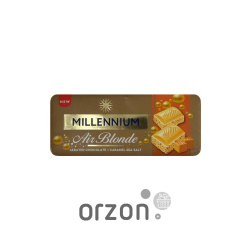 Шоколад плиточный "Millennium Blonde" Пористый белый карамель солёный 90 гр