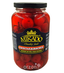 Вишня коктейльная "Mikado" без косточки с/б 720 мл
