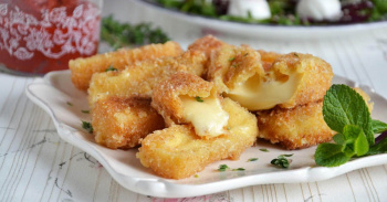 СЫР В ПАНИРОВОЧНЫХ СУХАРЯХ