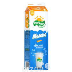 Молоко "Pure milky" 3,2 % 1л