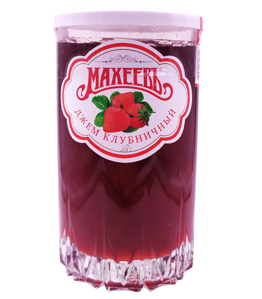 Джем "Махеевъ" Клубничный с/б (в упаковке 10 шт)  400 гр
