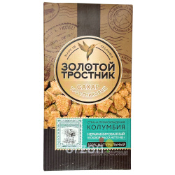 Сахар тростниковый 'Золотой Тростник' кусковой 450 гр