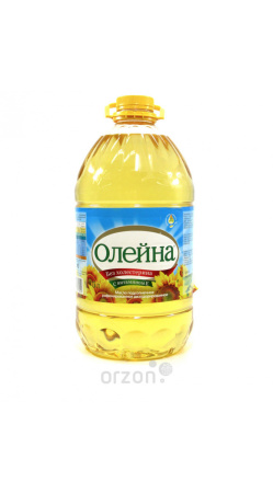 Масло подсолнечное "Олейна" 5 л от интернет магазина орзон