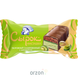 Сырок глазированный "Тимоша" с бисквитом (Фисташка)   60  гр