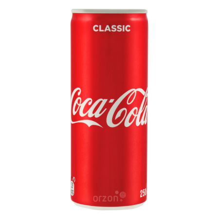 Напиток "Coca Cola" ж/б 250 мл от интернет магазина орзон
