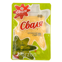 Сыр литовский "Сваля" нарезка 45% 150 гр