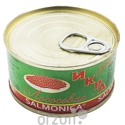 Икра лососевая "Salmonica" зернистая ж/б 130 г