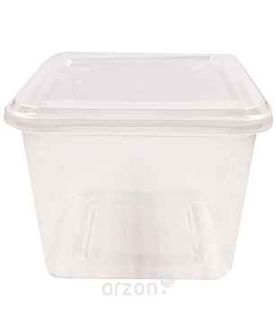 Одноразовая посуда 'Контейнер Квадратный' прозрачный ( в 1 упаковке 50 dona)