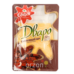 Сыр литовский "Сваля"  сливочный Дваро нарезка 50% 150 гр