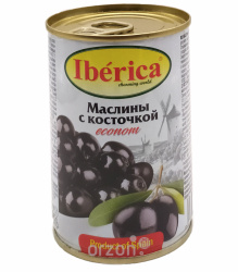 Маслины "Iberica" с косточкой 280 мл 