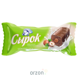 Сырок глазированный "Тимоша"  (Фундук в шоколаде)  15 % 40  гр
