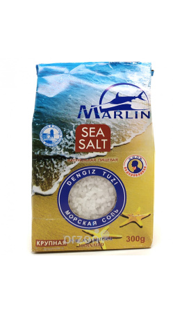 Соль 'Marlin' морская крупная 300 гр от интернет магазина орзон