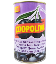 Маслины "Coopoliva" без косточки 370 мл