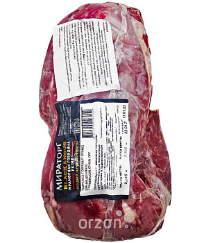 Мясо говядина "Мираторг" Prime Black Angus Вырезка (~2,5 кг) развес кг от интернет магазина Orzon.uz