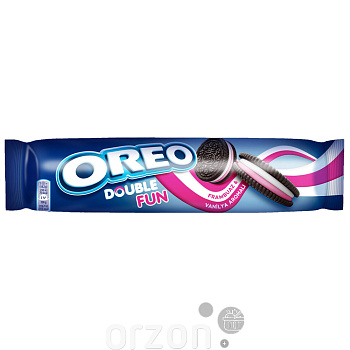 Печенье 'Oreo' Choco Double Fun Малина 157 гр от интернет магазина орзон