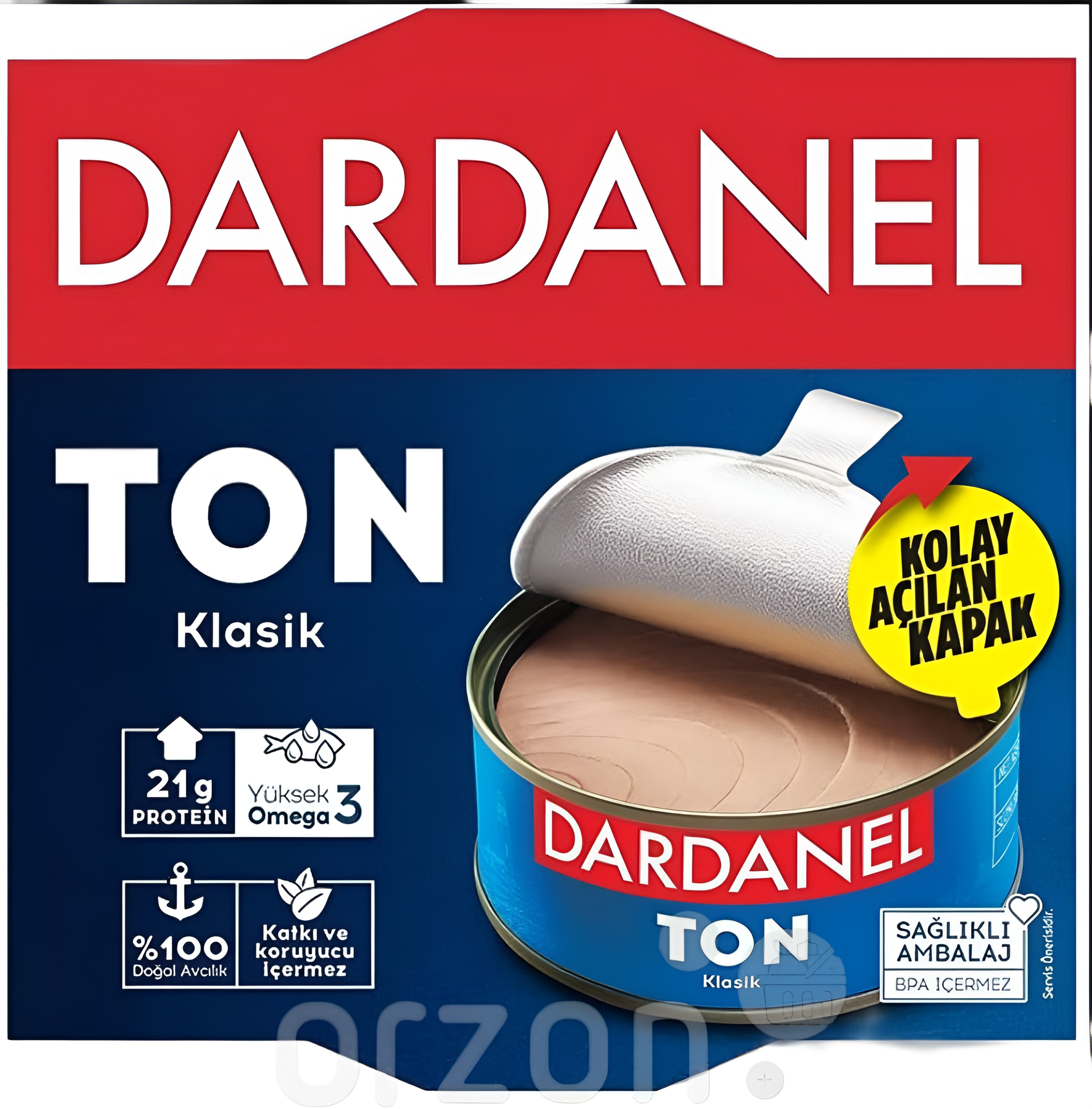 Тунец "Dardanel" в растительном масле ж/б 140 гр  от интернет магазина Orzon.uz