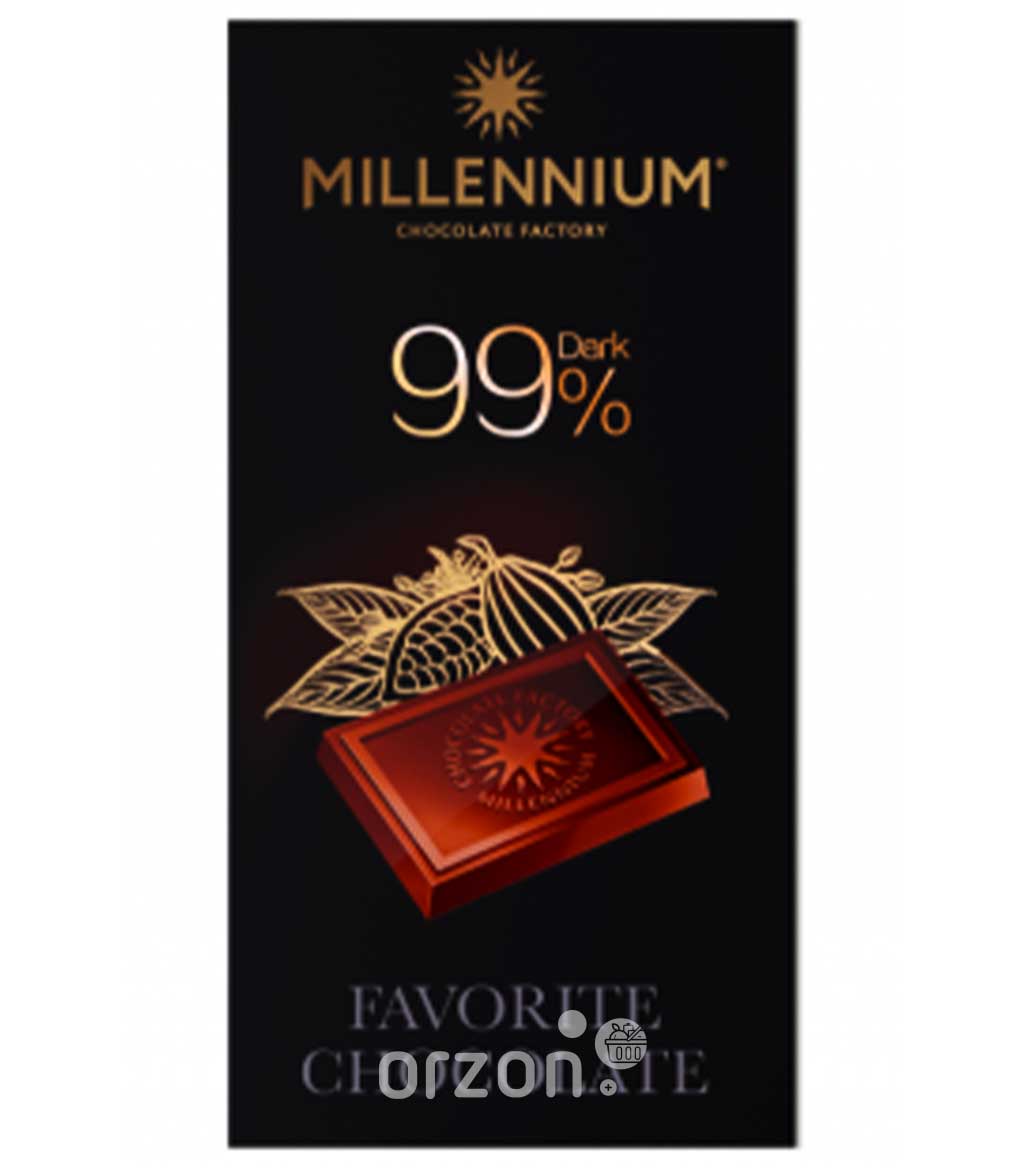 Шоколад плиточный "Millennium" Favorite Тёмный 99% 100 гр от интернет магазина орзон