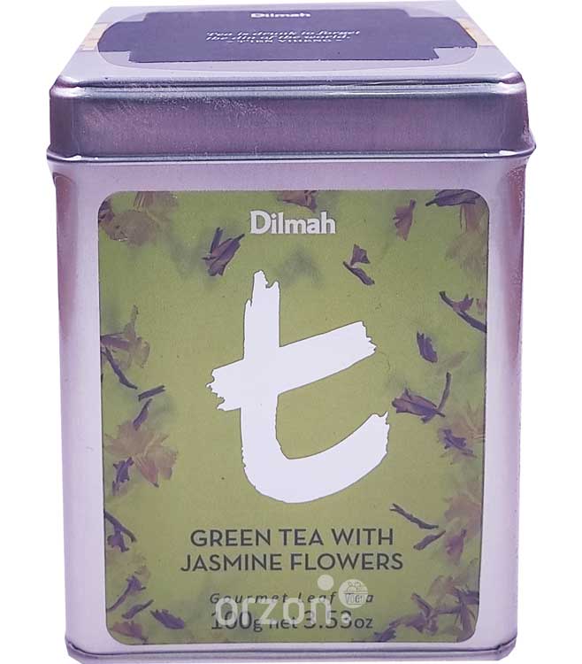 Чай зелёный "Dilmah" с Джасмином ж/б 100 гр от интернет магазина орзон