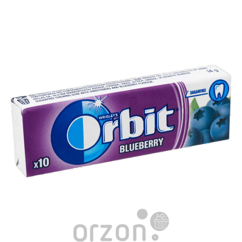 Жевательная резинка "Orbit" черника 14 гр