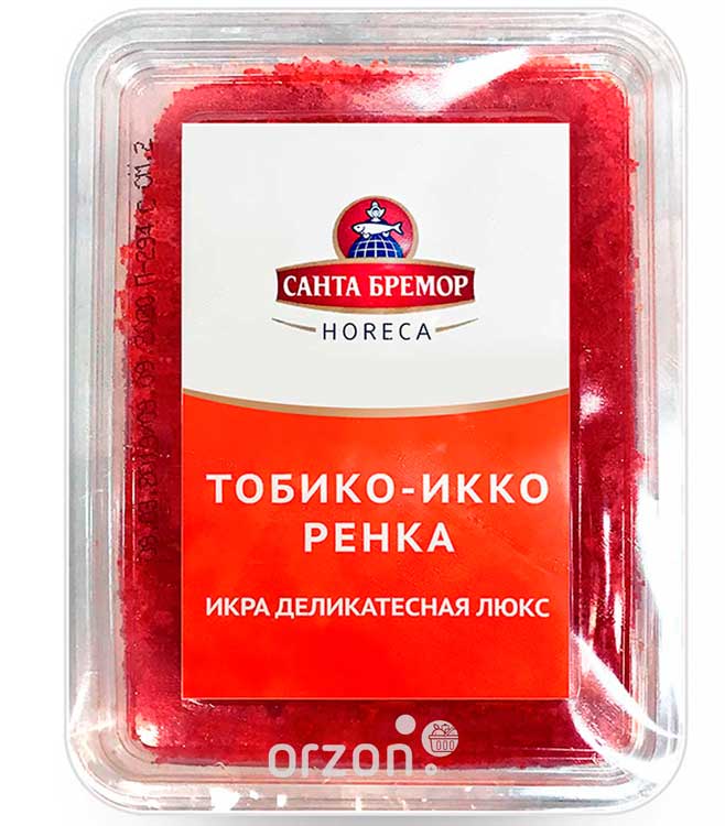 Тобико-икко "Санта Бремор" Ренка Красная (в упаковке 6 dona)  500 гр
