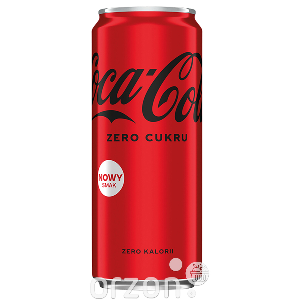 Напиток "Coca-Cola" газированный без сахара, ж/б 0.25л от интернет магазина орзон
