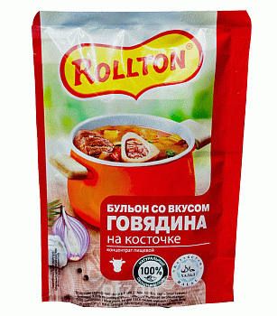 Приправа "Роллтон" Бульон со вкусом говядины 90 гр