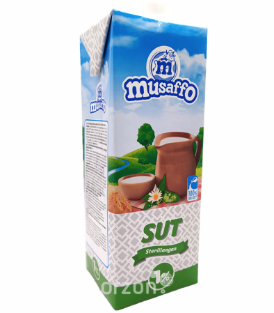 Молоко "Musaffo" 1% 950 мл в Самарканде ,Молоко "Musaffo" 1% 950 мл с доставкой на дом | Orzon.uz