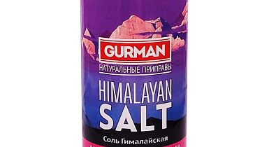 Гималайская соль "Gurman" светло-розовая средний помол пэт 300 гр