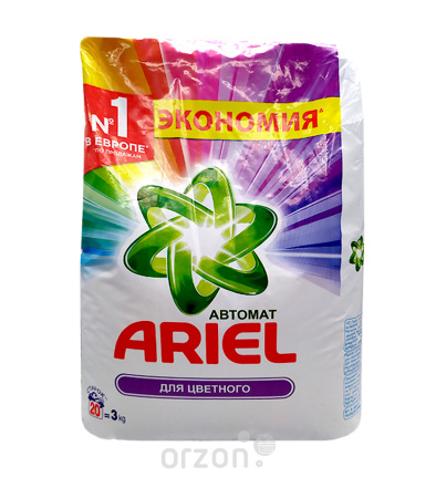 Стиральный порошок "Ariel" АВТ Color 3кг от интернет магазина orzon